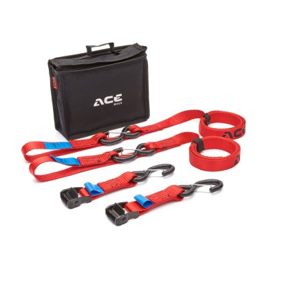 Upínací souprava pro uchycení motocyklu Acebikes Cam Buckle Premium