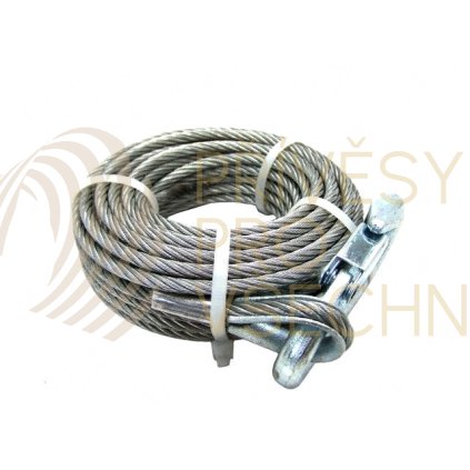 Lano k navijáku 6 mm/10 m (včetně háku)