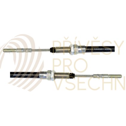 Lanovod brzdový pro KHV KNOTT 1200/1570 závit M10-M10