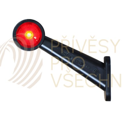 Svítilna doplňková obrysová LED WAS 295BC, 12-24V, levá 186 mm