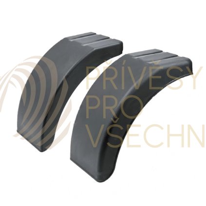 Blatník půlený plastový š.220 mm 2 ks DOMAR