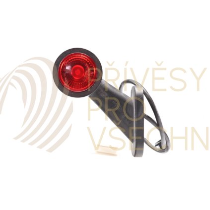 Svítilna doplňková obrysová LED WAS W21.7RF 299BC, 12-24V, levá 108 mm, QS150