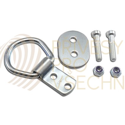 Třmen s okem k přívěsům BASIC, PRAKTIK (vč. šroubů a podložky)