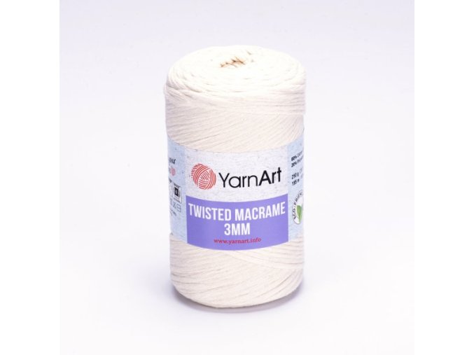 yarnart twisted macrame 3 mm 752