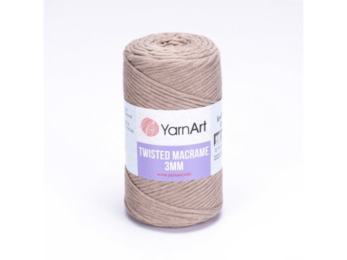 yarnart twisted macrame 3 mm 768
