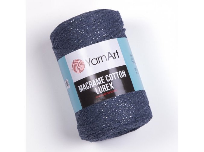 yarnart macrame cotton lurex 730