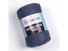 yarnart macrame cotton lurex 730