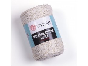 yarnart macrame cotton lurex 724
