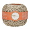 53118 anchor metallic 302 stribrna se zlatou nitkou
