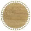 drevene dno kruh 20 cm dub taupe