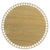 drevene dno kruh 25 cm dub taupe
