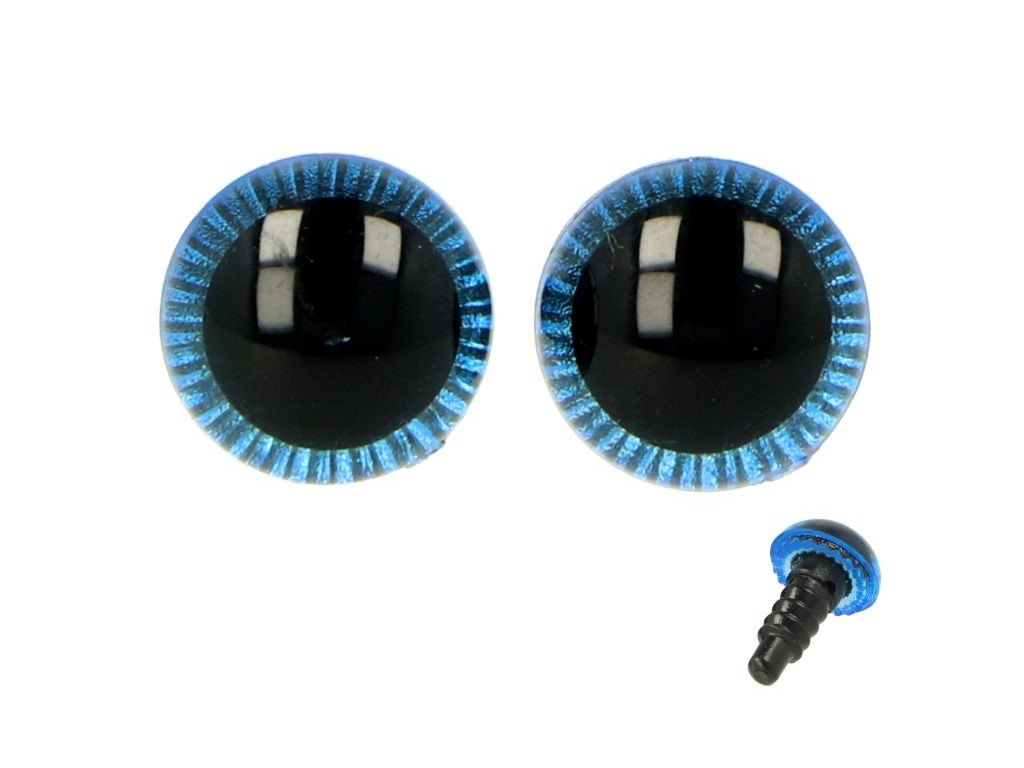 ideal modre plastove ocka 10 mm 5 parov id47667