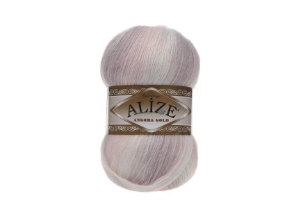 Angora gold batik 6554 sv.růžovo.fialová
