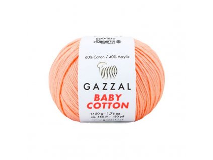 Gazzal Baby cotton 3412 sv.meruňková