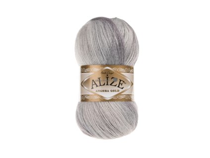 Angora gold batik 6959 sv.šedý melír