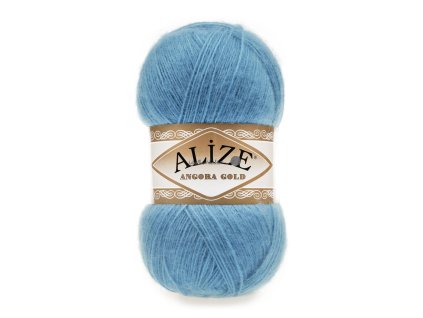 Příze Alize Angora gold 245 tyrkysová