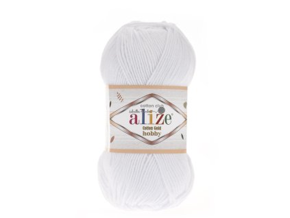 Cotton gold hobby 55 bílá
