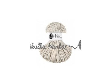 Bobbiny junior natural s barevnými nopky