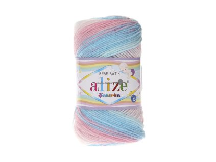 Sekerim bebe batik 2604 růžovo-modro-bílá