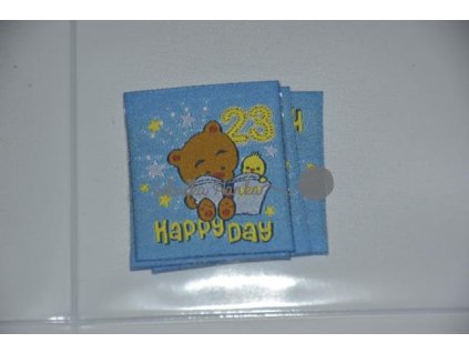 Nažehlovačka méďa Happy day (71954/6)