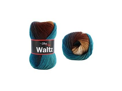 Waltz 5706 tyrkysovo-hnědá