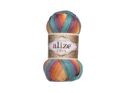 Příze Alize Diva batik 7074