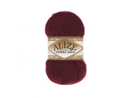 Příze Alize Angora gold 57 bordo