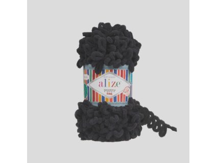 alize puffy fine 1060 mat siyah kucuk be5458