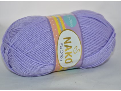 Příze Elit baby 10625 sv. fialová