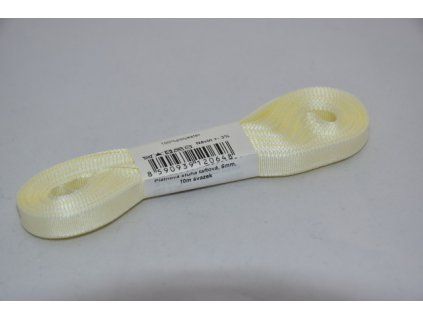 Stuha taftová 6mm 241 smetanová