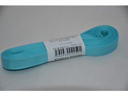 Stuha taftová 9mm 410 aqua