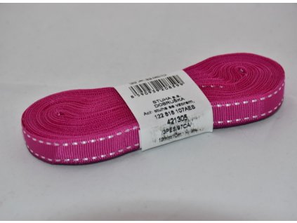 Stuha rypsová 10mm 305 vínová