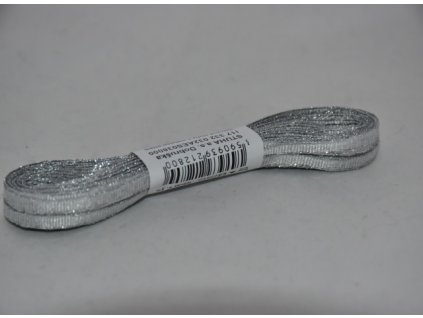 Stuha adjustační - torsade 3mm stříbrná