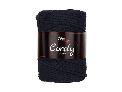 Cordy šňůry 5mm - 8121 tmavě modrá