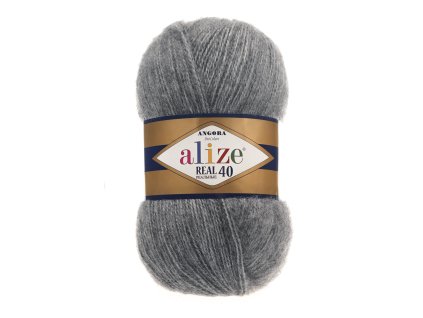ANGORA REAL 40 182 Medium Grey Melange