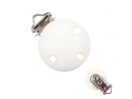 biely silikonovy klip 35 mm id35104