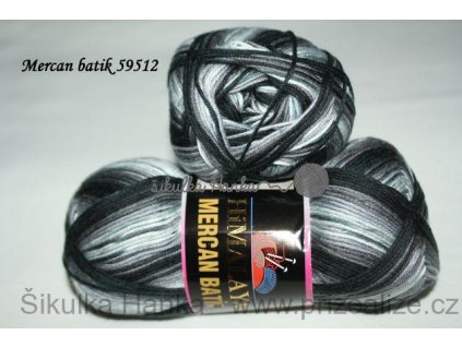 Mercan batik 59512 černá