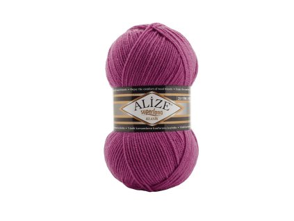 Příze Alize Superlana klasik 286 tmavší cyklámen