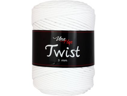 Twist 5mm - 8002 bílá