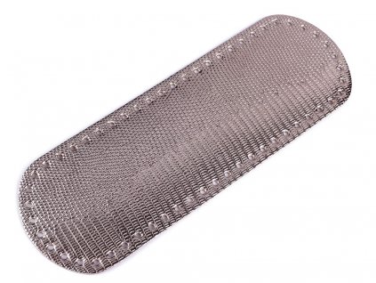 Dno na kabelku 10x30cm stříbrná hnědá