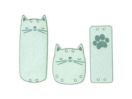 macka kozene stitky mentolova sada 3 kusy id45695