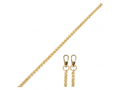 ideal elegantna zlata retiazka na kabelky 130 cm id49881