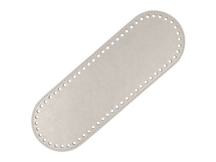 ideal dno na kabelku z ekokoze 10 x 30 cm strieborna id49789