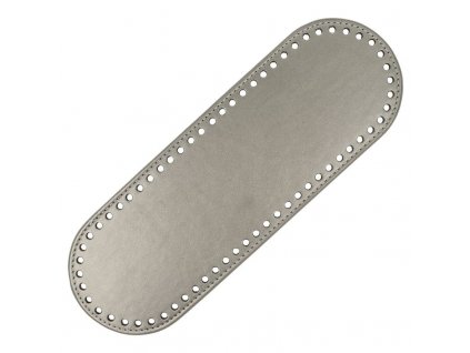 ideal dno na kabelku z ekokoze 10 x 30 cm tmavo strieborno id49790