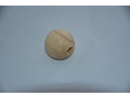 Korále dřevěné 12mm, průvlek 3mm