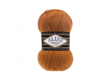 Příze Alize Superlana klasik 234 skořicová