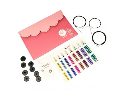 knitpro zing deluxe set vymenitelnych ihlic na pletenie 13cm id58876