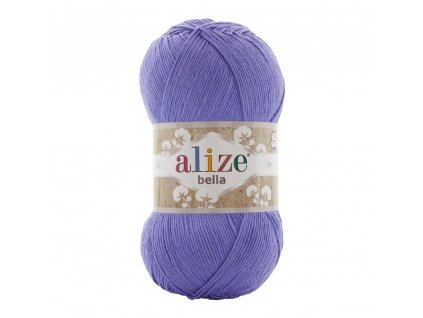 Příze Bella 100 - 851 fialovo-modrá