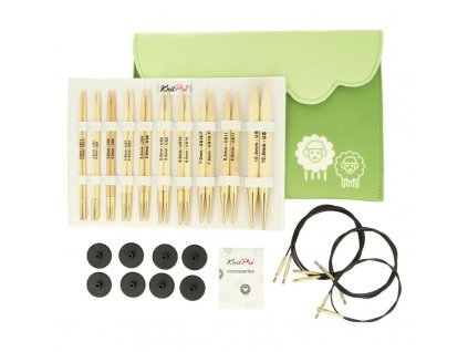 knitpro bamboo deluxe set vymenitelne ihlice 11 5cm id60986