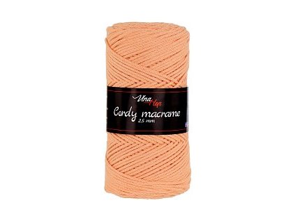 Cordy macrame VH 2,5mm 8011 meruňková